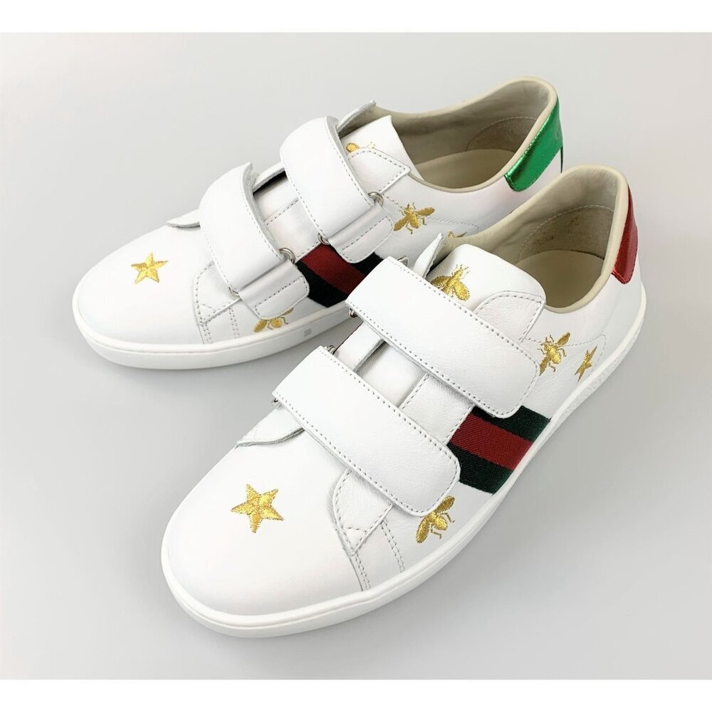 NIB Gucci Junior Ace Sneakers Size 35 - Picture 5 of 10